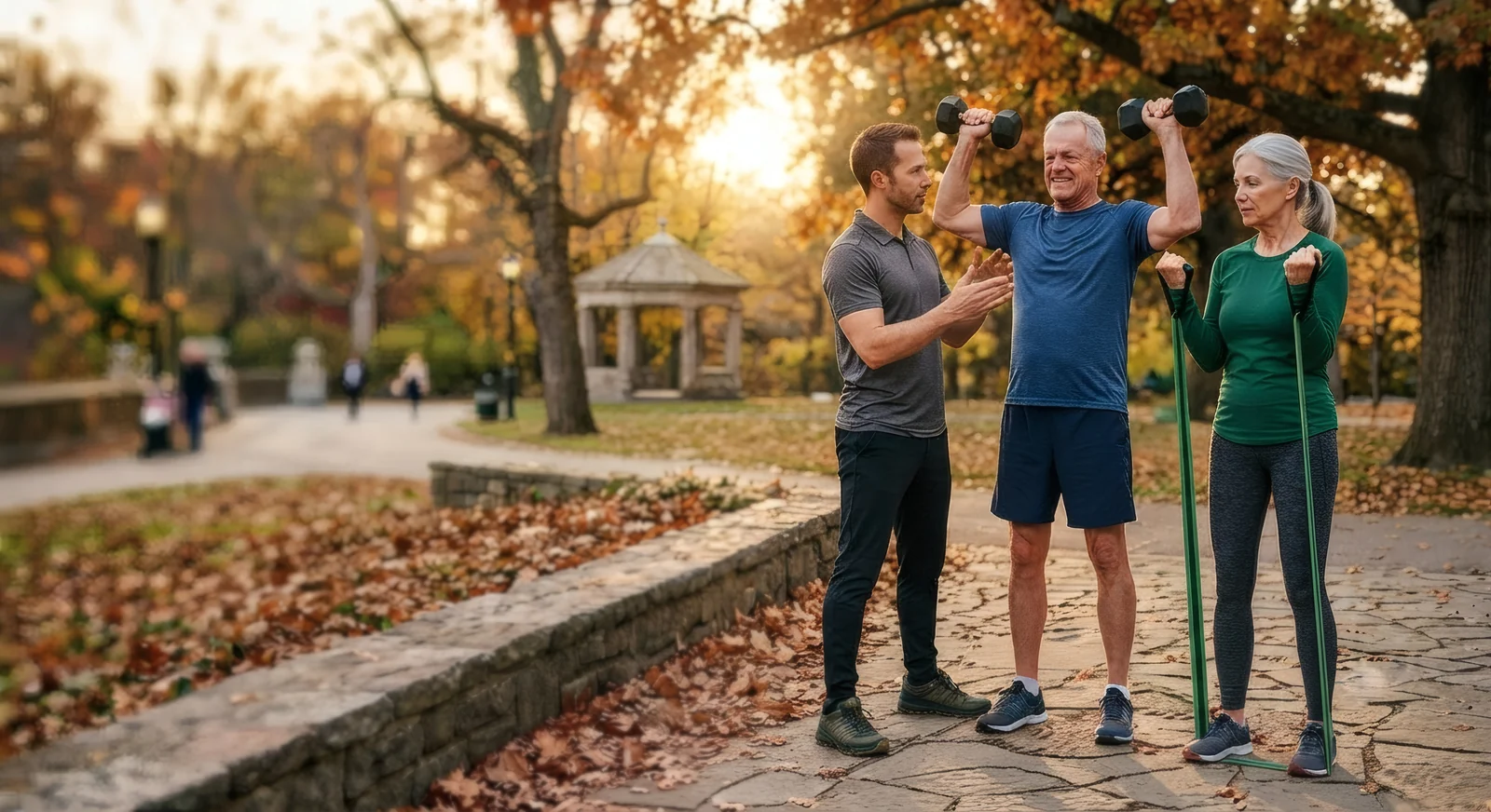 Entrenamiento de fuerza para adultos mayores