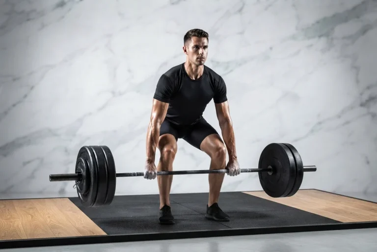 Atleta realizando pesas para decidir entre aeróbico o fuerza y optimizar su transformación corporal en Buenos Aires.