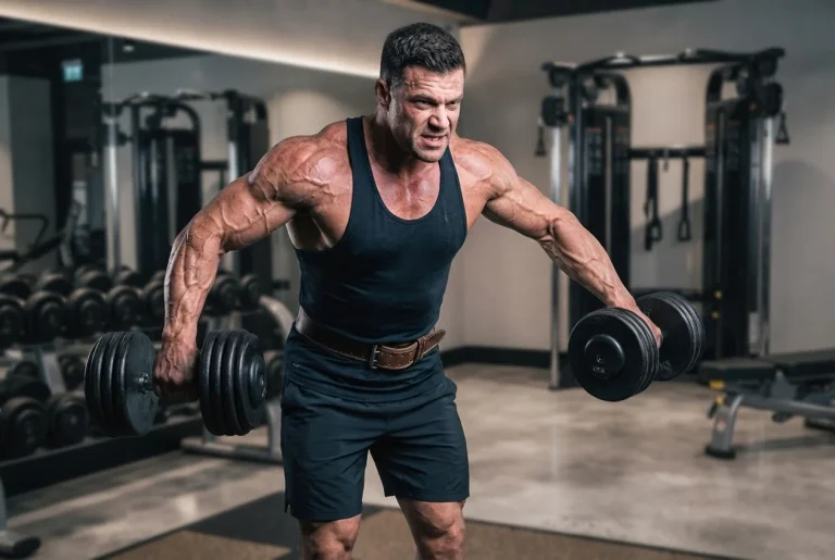 Atleta ejecutando el método Drop Sets en máquina para maximizar la hipertrofia y superar el fallo muscular.
