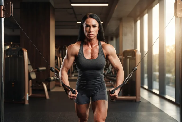 Atleta ejecutando control de cadencia y tiempo bajo tensión mecánica para maximizar la masa muscular.